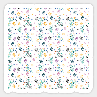 Flowers Of Trust Pattern Sticker